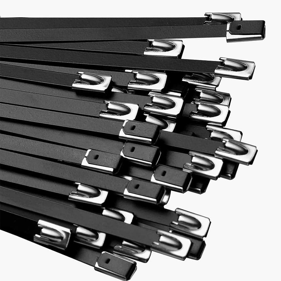 Zip Ties - Black - SS - (bag of 100)