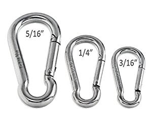 Cable and Hardware - Carabiner Snap Clips