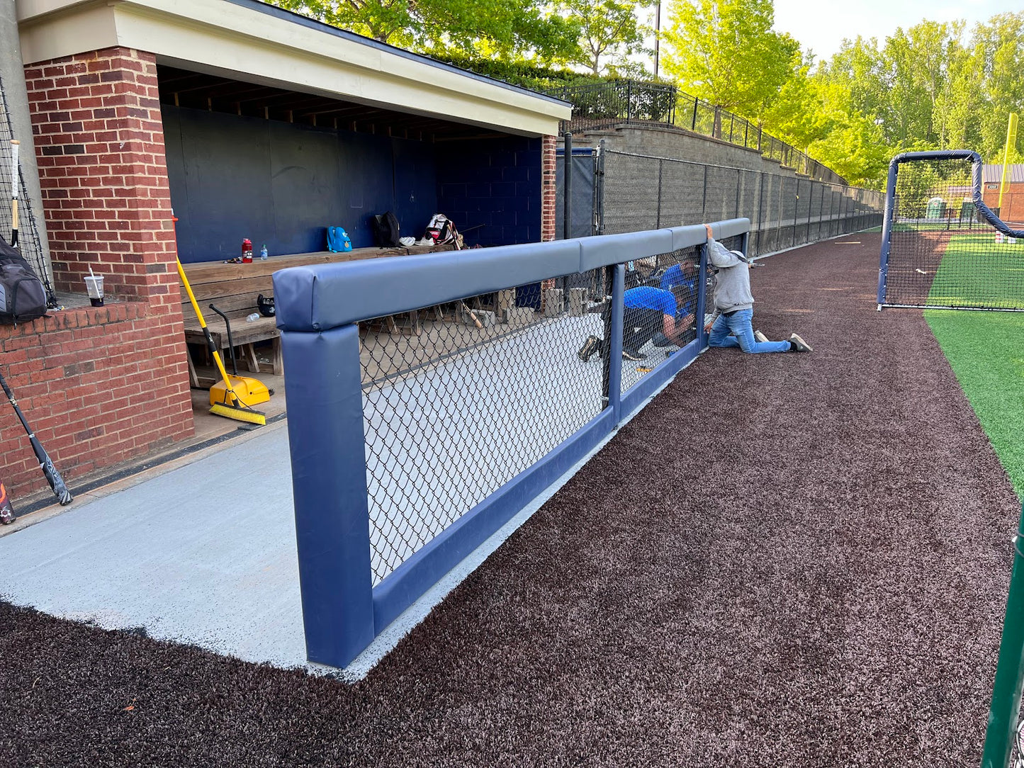 Padding - 8' Dugout Rail Padding