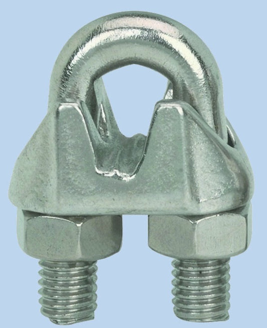Cable Clamps - for Steel Cable - 8pcs